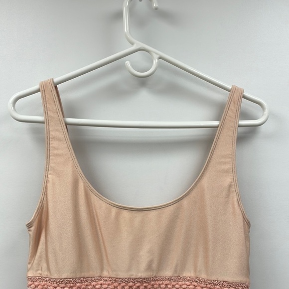 Revolve Tularosa One Piece Swim Suit Retro Pale Pink Large - Picture 4 of 10